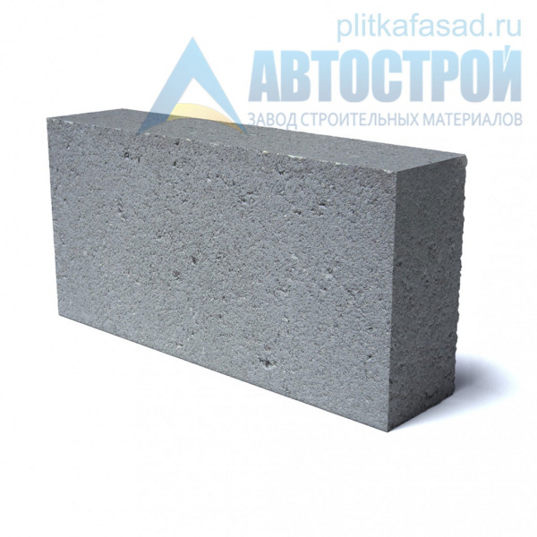 Блок облицовочный фасадный угловой полнотелый 90х188х390 мм серый А-Строй в Пушкино по низкой цене