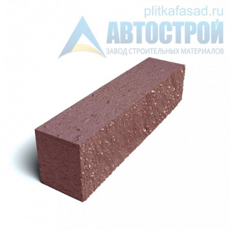 Блок облицовочный фасадный рядовой полнотелый 90х90х390 мм красный А-Строй в Пушкино по низкой цене
