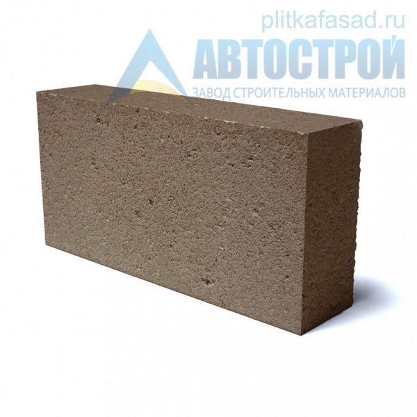 Блок облицовочный фасадный угловой полнотелый 90х188х390 мм коричневый А-Строй в Пушкино по низкой цене